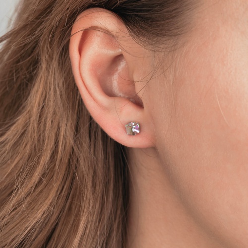 Пусеты Fiore Luna Crystal AB, SWE0127/1 AB G фото 4